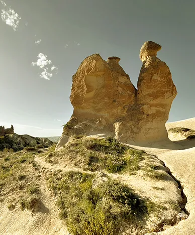トルコのラクダ岩