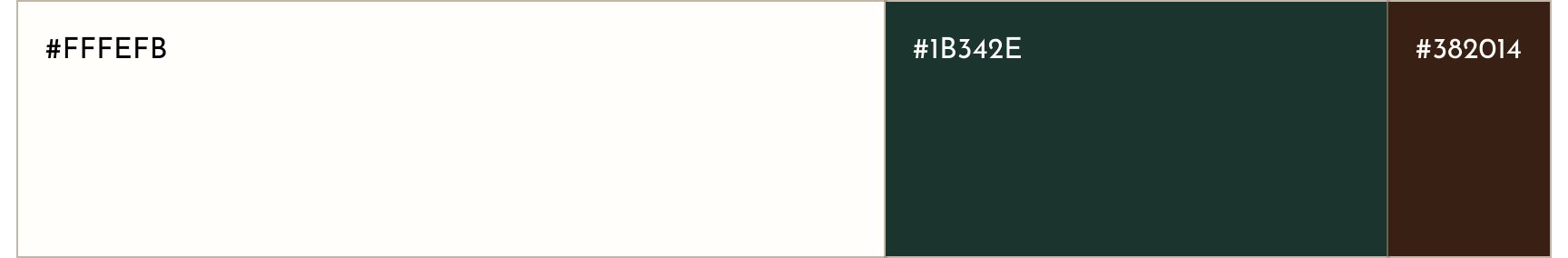 カラーパレット（配色比率）