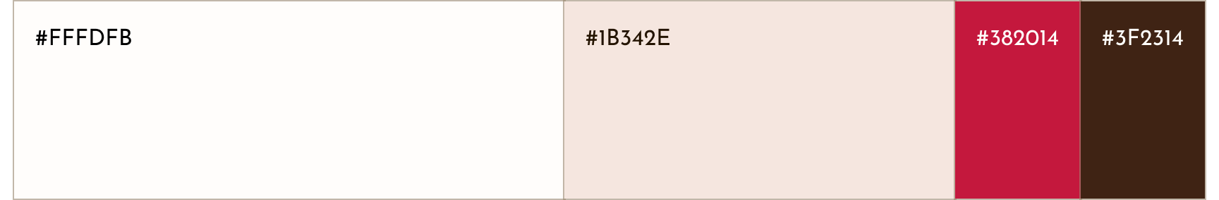 カラーパレット（配色比率）