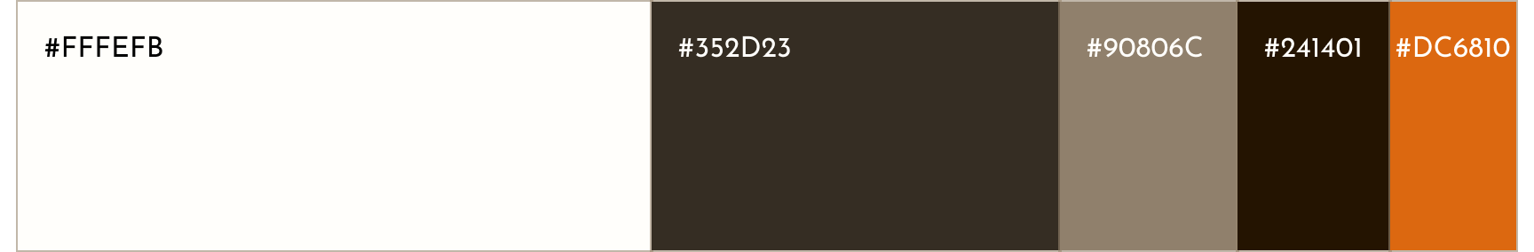 カラーパレット（配色比率）