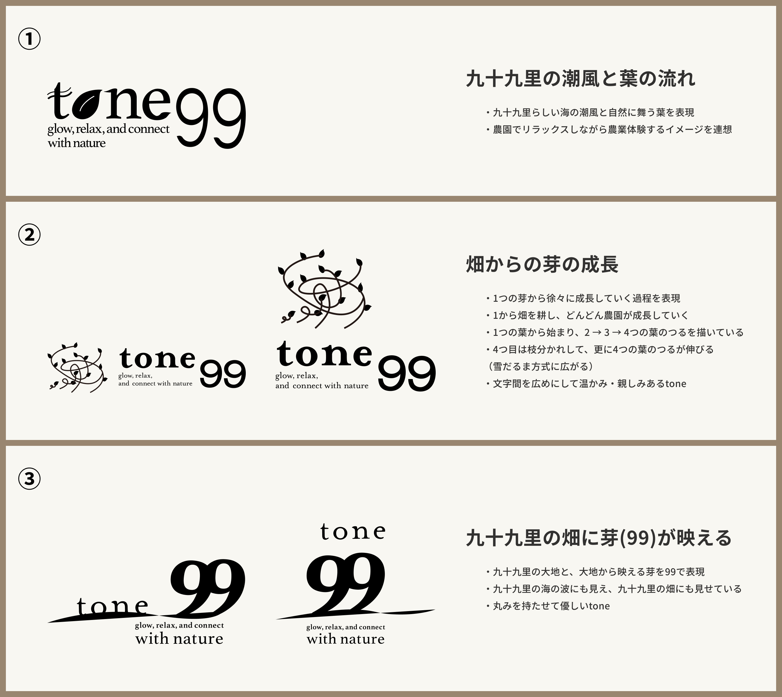 TONE99 ブランドロゴ説明